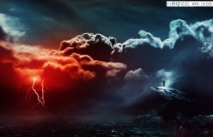 Scene synthesis, create extreme weather scene effects through PS – photo synthesis