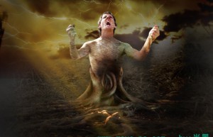 Tutorial on using PS materials to synthesize an angry tree man – spoof picture