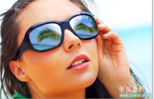 Create personalized sunglasses reflection image with Photoshop (1) – Photo synthesis