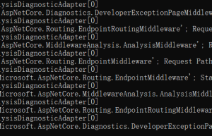 How does ASP.NET Core know which middleware was executed for a request?